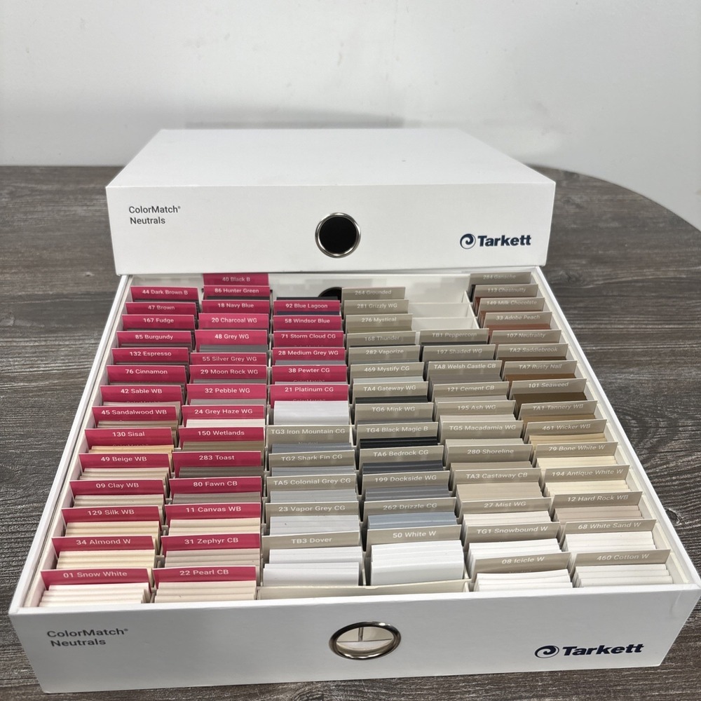 Tarkett ColorMatch Neutrals Rubber Wall Base Colormatch Sample Samples Set